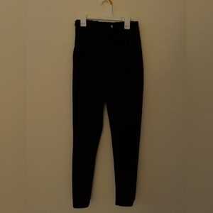 Elastic Black Dress Pants